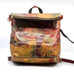Patricia Nash Luzille Tropical Dreams leather  Backpack